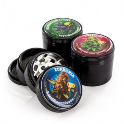 RQS Aluminium Grinder Black
